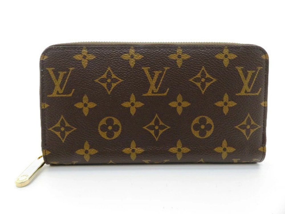Louis Vuitton Zippy Wallet Long Monogram Coquelicot Red